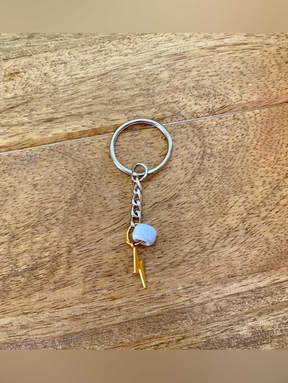 Lightening Bolt Keychain / Purse Charm - New